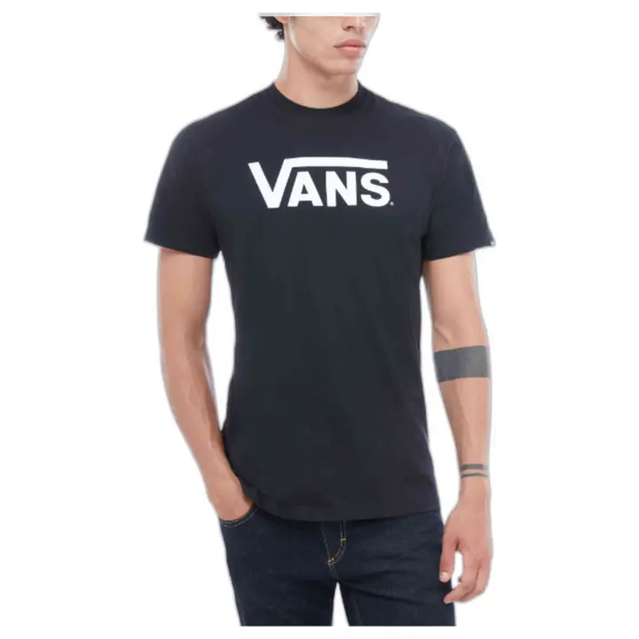 Camiseta de Manga Corta Vans Mn Classic para hombre en color negro - 1
