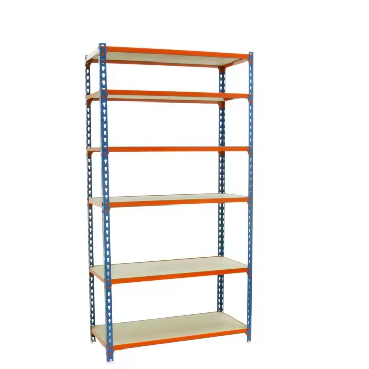 Estantería SIMONRACK MADERCLICK MEGAPLUS 6/400 AZUL/NARAN/MAD 2500x1200x400 - 1