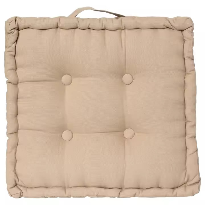 TIENDA EURASIA - Cojines para Sillas de Terraza | Cojín de Suelo Acolchado de Algodón con Asa | 3 Tamaños Diferentes | Variedad de Colores | Ideal para Sillas, Bancos, Palets, Suelo. - 1
