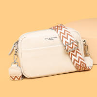 Bolso cruzado de piel auténtica para mujer, bandolera de diseñador de lujo, Color sólido, 100%, 2023 - details 6