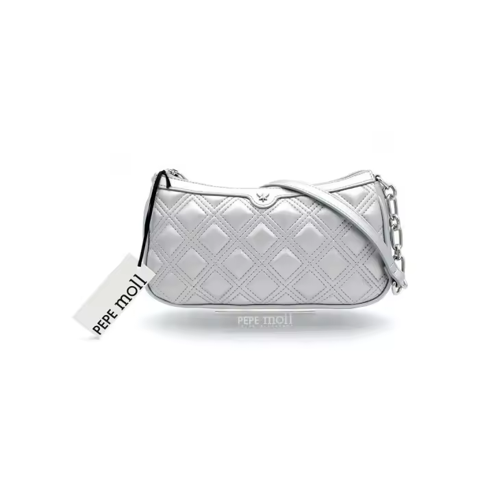 Bolso de hombro PEPE MOLL 241484 Silver Mujer. - 1