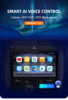 AWESAFE inalámbrico CarPlay Android Auto Radio para Audi A4 B6 B7 2000 2001 2002 2003 2004 2005 2006 2007 2008 2009 coche reproductor multimedia GPS 2 din autoradio volante controles RDS Bluetooth - details 1