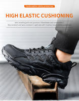 Zapatos De Seguridad Para Hombre Ligeros Y Protegentes Zapatillas De Trabajo Transpirables Antipinchazos Sin Metal En La Punta - details 9