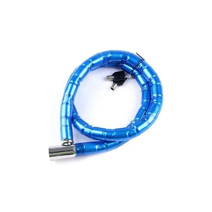 Cadena Candado pitón para Motos, Bicicletas, patinetes de 1m Metro blindada antirrobo Scooter - 1