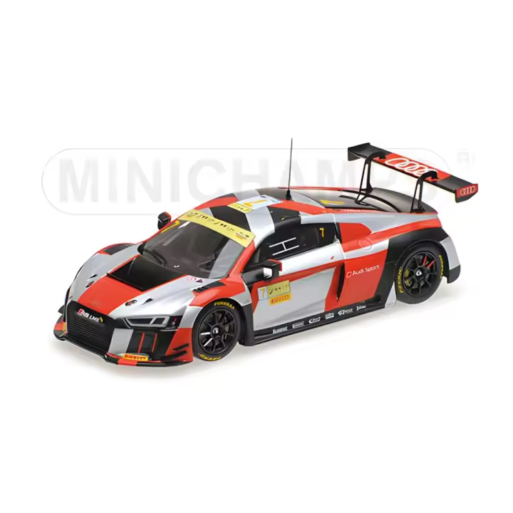 MINICHAMPS 1/43 AUDI R8 LMS TEAM WRT EDOARDO MORTARA FIA GT WORLD CUP MACAU 2016 - 437161107 - 1