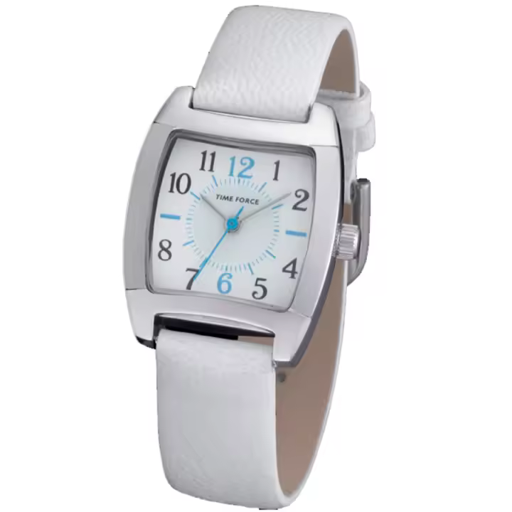 Time Force Tf3377b02  Reloj Para Para Chica Color Blanco - 1