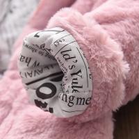 Abrigo De Pelo Sintético Para Bebés Niñas Ropa Otoño Invierno Con Capucha Abrazadera De Poliéster Cálido Traje De Nieve Moda Infantil Talla Regular Cierre De Cremallera - details 7