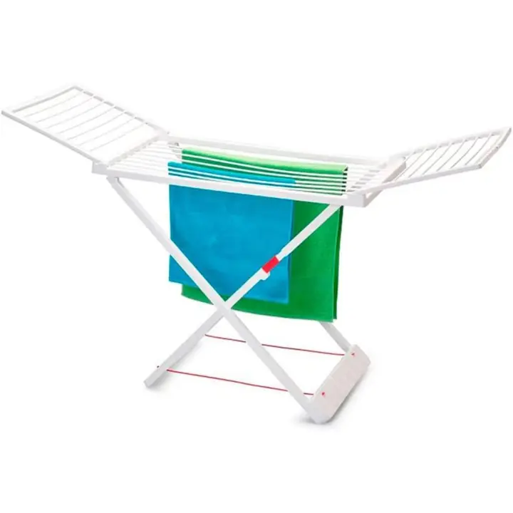 Plastic Forte Tendedero de Ropa con Alas, 20m Espacio Tendido X-Legs, 180 x 108 x 55 / 129 x 54 x 7,3 CM, Tendedero Plegable - Tendedero Extensible - Tendedero pack con ariel 19 capsula - 1