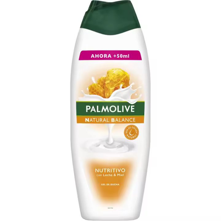 PALMOLIVE Gel de ducha en crema Natur Balance Nutritivo con Leche & Miel frasco 550 ml  【ROUA】 - 1
