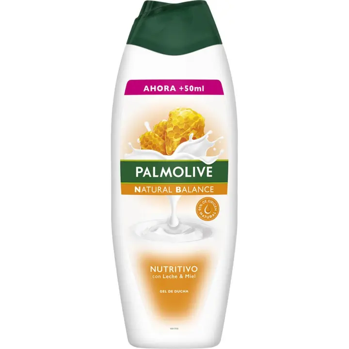 PALMOLIVE Gel de ducha en crema Natur Balance Nutritivo con Leche & Miel frasco 550 ml  【ROUA】 - 1
