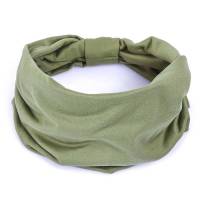 Headband Ancho Para Mujer Accesorio De Pelo Con Lazo Estilo Sólido Para Maquillaje Deporte Yoga Correr Uso Diario En Cuatro Estaciones Material Algodón - details 9