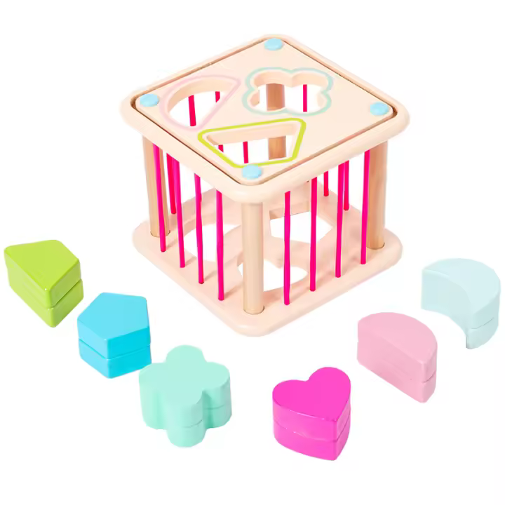 Juego Educativo Montessori De Colores Y Formas Para Bebés Juguetes De Aprendizaje Para Niños Desde El Nacimiento Regalos De Educación - 1