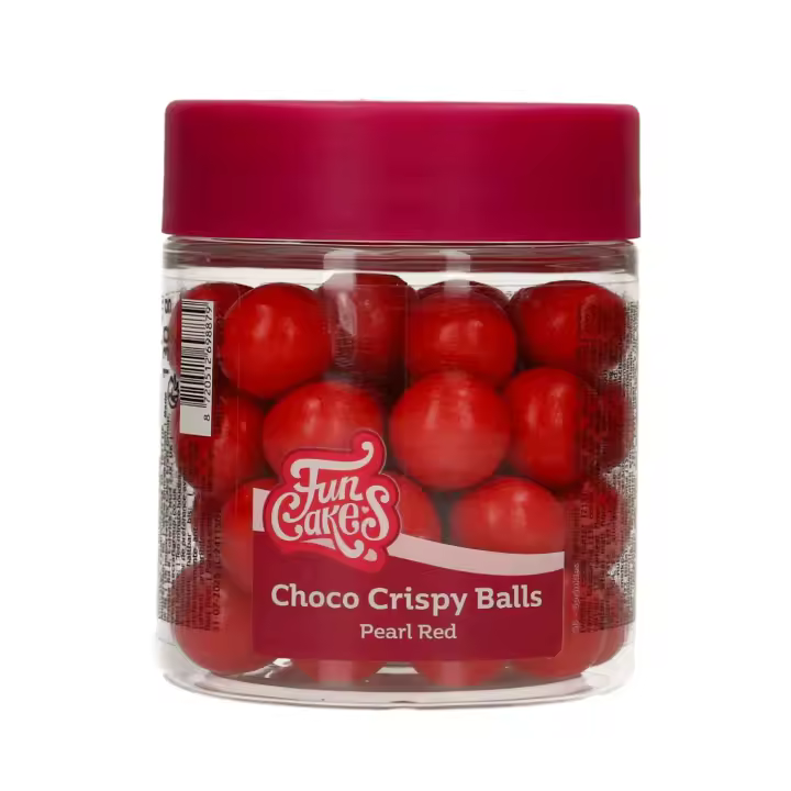 Bolas Crujientes De Chocolate Funcakes - Pearl Red (130 G) - 1