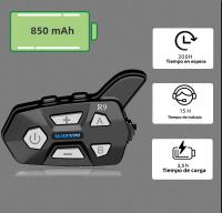 WAYXIN R9 Intercomunicador De Motocicleta Para Casco Bluetooth 5.0 6 Conducentes Resistente Al Agua FM Radio Comunicación Interfaz - details 7