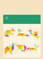 Rompecabezas Magnético 3D De Formas Geométricas Tablero Tangram Juguete Educativo De Madera Para Niños Juego Montessori - details 7