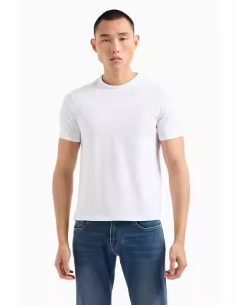Camiseta Armani Exchange Blanca Regular - 1