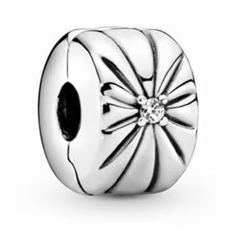 Charm Pandora Clip Resplandor Solar Brillante 798614C01 - 1