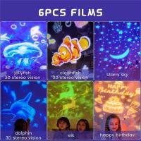 Océano estrella cielo noche luz proyector para niño constelación Galaxy proyector 360 grados rotación nebulosa estrellada lámpara de proyección - details 5