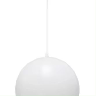 Lámpara Iluminación colgante moderna nordica Rosca E27 para el Restaurante Dormitorio Sala de Estudio Loft Pasillo 25 cm diámetro color blanca y oro - 1