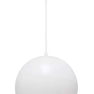 Lámpara Iluminación colgante moderna nordica Rosca E27 para el Restaurante Dormitorio Sala de Estudio Loft Pasillo 25 cm diámetro color blanca y oro - 1