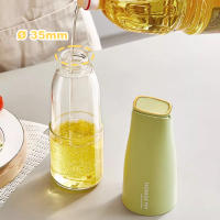 AYA MARKT Dispensador de Aceite 500ml, Aceitera, Botella De Cristal Para Aceitera Antigoteo De 500 ml Con Tapón Automático,Aceitera Con Tapón De Gravedad,Dispensador de Aceite, Vinagre, Salsa de Soja, Agua - details 3