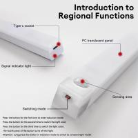 Luz Nocturna LED Con Sensor De Movimiento Recargable Por USB Luz De Armario Escalonera Para Cocina Forma Rectangular Incluye Batería - details 0
