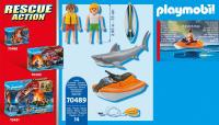 PLAYMOBIL -  Shark Attack and Rescue Boat - Juguete de construcción - Coleccionable - Edad recomendada mayores de 6 años - details 0