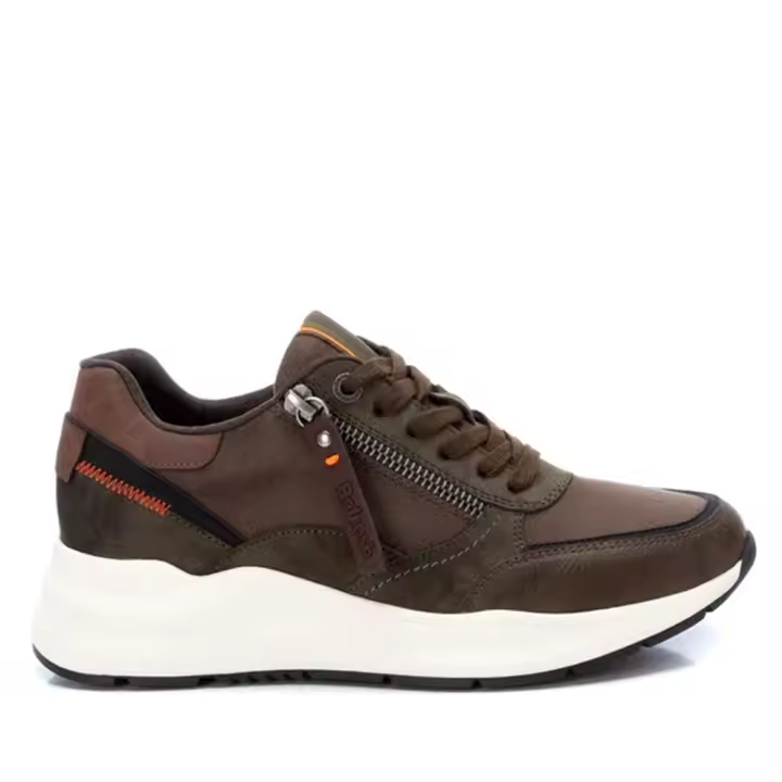 Zapatilla Mujer Refresh 171318 Kaki Deportivo Casual Antideslizante - 1