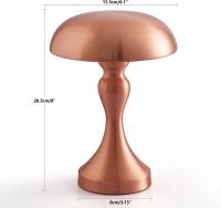 Lámpara De Mesa LED Táctil Recargable Sin Cable Para Decoración De Habitación Restaurante Hotel Bar Lámpara De Lectura Para Dormitorio - details 5