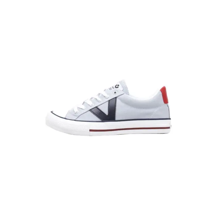 victoria 1065164 TRIBU LONA CONTRASTE   Deportivas Planas Unisex Gris - 1