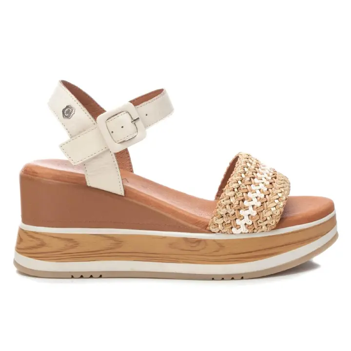Carmela Sandalias de cuña BEIGE de color Multicolor - 1