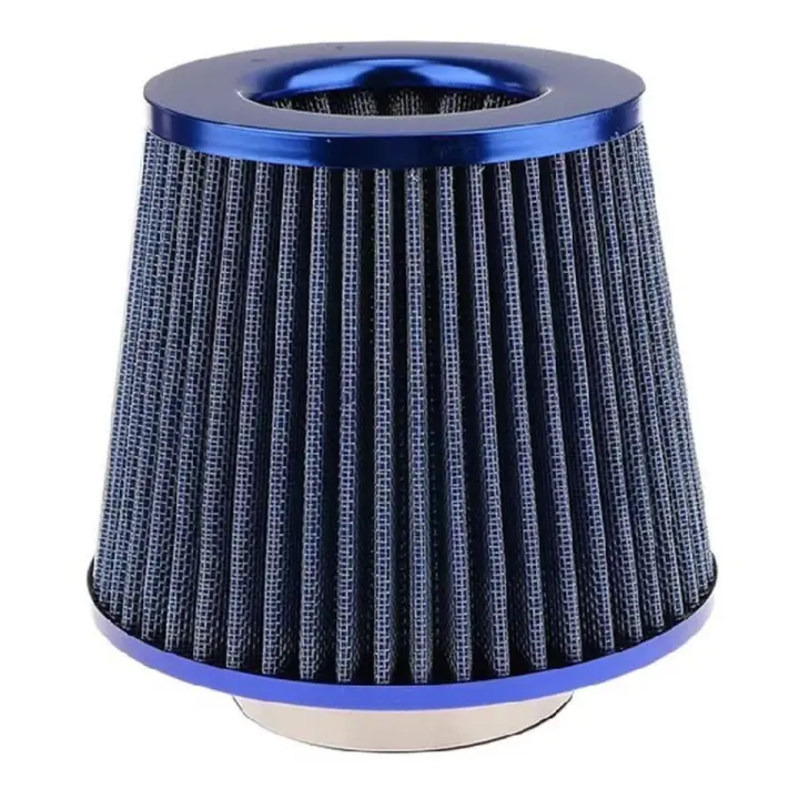 Filtro De Aire Para Coche 76MM 3 Pulgadas Kit De Admisión De Alta Fluidez Protector De Motor Accesorios Universales Para Automóviles - 1