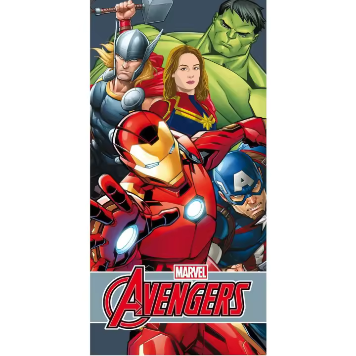 Bimba Pimba Toalla Avengers 10 70x140cm 100% algodón - 1