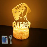 Lámpara De Noche 3D LED Para Habitación De Juegos XBOX Iluminación De Escritorio Decoración Para Gamers Regalos Para Niños Forma De Logo De Mesa - details 14
