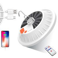 Lámpara De Camping Recargable 12000mAh LED Solar Portátil Para Tienda De Camping Linterna De Emergencia Exterior Con Batería De Almacenamiento - details 13