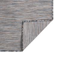 vidaXL Alfombra de exterior de tejido plano 80x150 cm Color Gris,  Taupé,  Marrón y mas Alfombras de área  Alfombra de Piso para Sala de Estar Dormitorio Habitación Salón - details 2