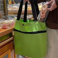Carro De Compras Portátil Pequeño Para Uso Doméstico Con Ruedas Plegable Y Bolsa Trasera Iluminado Carrito De Compra Ligero - details 22