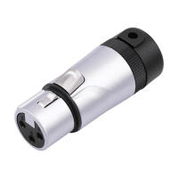 Adaptador De Soldadura De Micrófono XLR Compacto Para Hombre/Mujer 90° Derecha 3Pin Jack Socket De Audio DMX Plug Hybrido - details 10