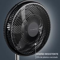 VENTILADOR DE PIE ROWENTA NEGRO VU3110 - 40CM 40W 5 ASPAS, OSCILACIÓN AUTOMÁTICA - VENTILADOR SILENCIOSO - details 1