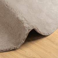vidaXL Alfombra de pelo corto suave lavable HUARTE arena Ø 200 cm - details 4