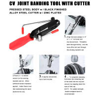 Kit De Herramientas Para Reparación De Filtro De Combustible De Coche Pinza De Tubo De Escape CV Joint Boot Herramienta Para Bandas De Aire Y Antifreeze Accesorios Automotrices - details 4