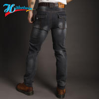 Pantalones De Motocicleta Para Hombres Con Protección De Rodilla Y Antigolpes Kevlar Aramid Fireproof Casual Motocross Azul - details 11