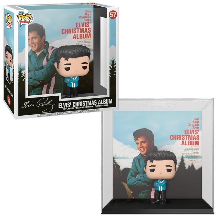 FUNKO POP! ALBUMS: ELVIS PRESLEY - ELVIS’ CHRISTMAS ALBUM, 65621, Nº57, TIENDA CON LICENCIA OFICIAL, ENVÍO 24-48 HORAS PENÍNSULA, JUGUETES, FIGURAS, MUÑECOS CABEZONES, CANTANTE, DISCO