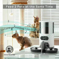 Dispensador Automático De Alimentos Para Mascotas Inteligente Con APP Timer Dual Acero Inoxidable Alimentación Remota Adecuado Para Gatos Y Perros - details 1