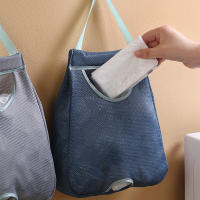 Caja De Almacenamiento Para Sacos De Basura Colgante En La Pared Bolsa De Malla Lavable Porta Bolsas De Plástico Dispensador Para Cocina - details 2