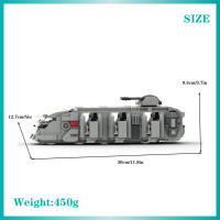 Juguete De Construcción Creativo MOC-38045 Avión De Transporte Militar Pequeño Bloque De Partícula Para Niños Y Adultos Regalo Original - details 2