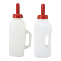 Suministros De Lactancia Para Cerditos Botella De Alimentación De Silicona 2L Con Manija Resistente Y Antigradoles Para Granjas - details 1