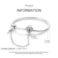 Pulsera De Acero Inoxidable Platinado 2024 Para Mujer Con Cadena De Serpiente Y Encantos Originales Joyería DIY Clásica Para Fiestas Y Compromisos - details 23