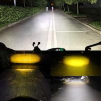 Faros LED Para Motocicleta 10000LM H4 H6 BA20D P15D Lente CSP Luz Blanca Amarilla Alto Bajo Motorbike Scooter - details 9