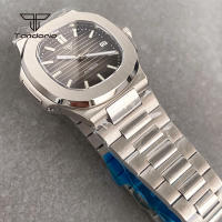 Reloj Automático Tandorio Cuadrado 40mm Para Hombre Acero Inoxidable NH35 Multicolor Dial Cristal De Zafiro Fecha Luminoso Mecánico De Pulsera - details 30